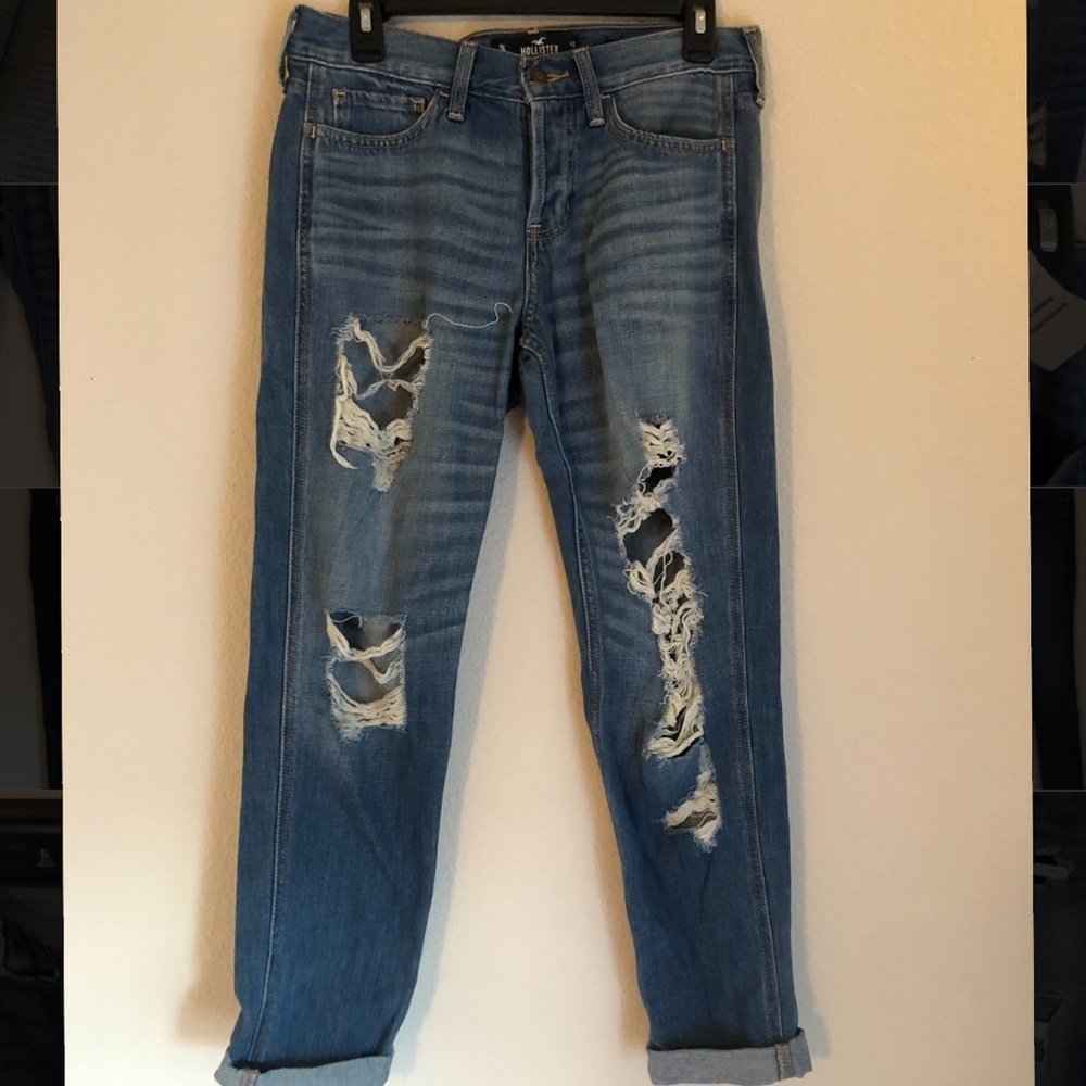 Low Rise Boyfriend Jeans